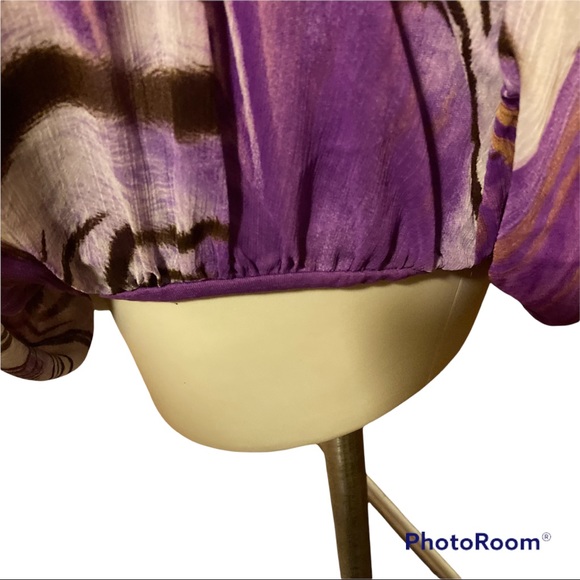 Twelve by twelve Purple yellow Camisole style top - Picture 6 of 6